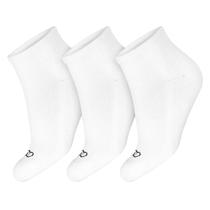 Meia Olympikus Cano Curto - Pack Com 3 Pares 33 Ao 38 - Branca Meia Olympikus Cano Curto - Pack Com 3 Pares 33 Ao 38 - Branca