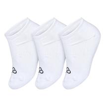 Meia Olympikus Cano Invisível - Pack Com 3 Pares 39 Ao 44 - Branca Meia Olympikus Cano Invisível - Pack Com 3 Pares 39 Ao 44 - Branca