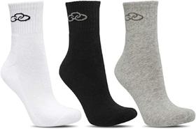 Meia Olympikus Cano Médio C/3 Pares Masculino
