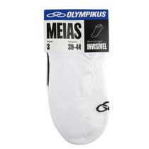 Meia Olympikus Invisível Kit C/3 39 Ao 44 Meia Olympikus Invisível Kit C/3 39 Ao 44