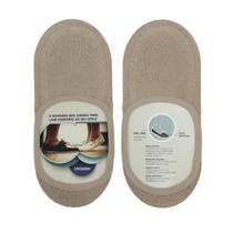 Meia onfit slim par bege tam 33 a 35