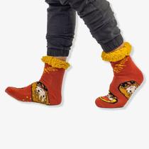 Meia Pantufa Cozy Hogwarts Harry Potter Pattern Tamanho G