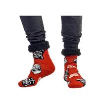 Meia Pantufa Cozy Star Wars Darth Vader Stormtrooper Cano Alto Grossa com Sherpa Antiderrapante Zona Criativ