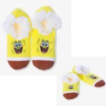 Meia Pantufofa Bob Esponja Tamanho G
