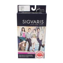 Meia Panturrilha (3/4) Sigvaris Select Comfort Premium 20-30 mmHg P (Tamanho Pequeno) Curto, Ponteira Aberta, Cor Natural