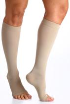 Meia Panturrilha Sigvaris 862 20-30mmHg Natural Aberta EG2