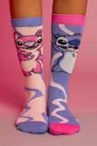 Meia Par Disney Stitch e Angel Meia Par Disney Stitch e Angel