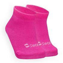 Meia Para Bebê Lisa Baby Menina Pink de 06 a 12 meses