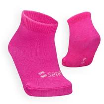 Meia Para Bebê Lisa Baby Menina Pink de 06 a 12 meses