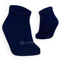 Meia Para Bebê Lisa Baby Menino Marinho de 06 a 12 meses
