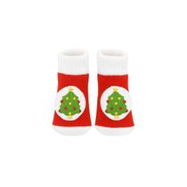 Meia Para Bebê Pantufa 3d 0 a 6 Meses Unissex Especial Natal Encantado