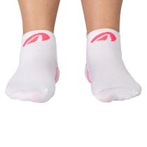 MEIA PARA CORRIDA COM CANO CURTO Ref.: F14 ROSA E VERDE
