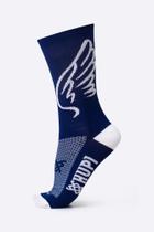 Meia para Corrida HUPI Asas Azul Marinho Meia para Corrida HUPI Asas Azul Marinho