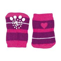 Meia Para Pet Cães Gatos Antiderrapante Sapatos Socks Frio Tamanho M Varias Cores