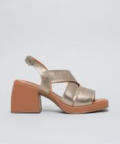 Meia Pata Couro Elisa - Prata Velho