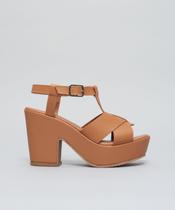 Meia Pata Couro Maya - Caramelo