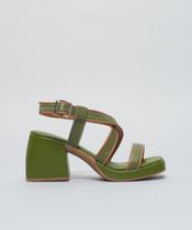 Meia Pata Couro Vies - Oliva