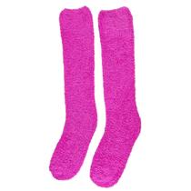 Meia Pelúcia Feminino Adulto 3/4 Cano Alto Longa Inverno Proteção Frio Lisa Meia Pelúcia Feminino Adulto 3/4 Cano Alto Longa Inverno Proteção Frio Lisa
