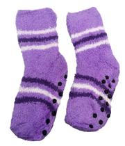 Meia Pelúcia infantil Inverno Menina Listras Antiderrapante Quente de Frio 4 A 8 Anos Meia Pelúcia infantil Inverno Menina Listras Antiderrapante Quente de Frio 4 A 8 Anos