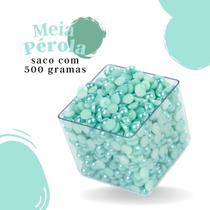 Meia Pérola Azul Bebê - 10 Mm Pacote Com 500 Gramas - Nybc