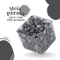 Meia Pérola Chumbo - 10 Mm Pacote Com 500 Gramas - Nybc