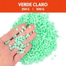 Meia Pérola Irisada Verde Claro - 238 - Pacote com 500/250 Gramas - 06 mm - Nybc Meia Pérola Irisada Verde Claro - 238 - Pacote com 500/250 Gramas - 06 mm - Nybc