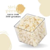 Meia Pérola Palha - 06 Mm Pacote Com 500 Gramas - Nybc Meia Pérola Palha - 06 Mm Pacote Com 500 Gramas - Nybc