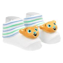 Meia Pimpolho Infantil Bichinho 00 15 Pato Urso Coala Macaco