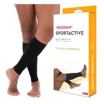 Meia Polaina Sportactive Compressão 20-30 Bd Preta Venosan Meia Polaina Sportactive Compressão 20-30 Bd Preta Venosan