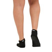 Meia poliamida sapatilha preto Meia poliamida sapatilha preto