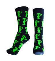 Meia preta de saudação de alien (tamanho único)