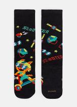 Meia Puket Menino Gato Preto 23 a 33 Meia Puket Menino Gato Preto 23 a 33