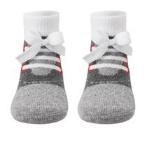 Meia Puket Recém Nascido RN Aplique Mescla Meia Puket Recém Nascido RN Aplique Mescla