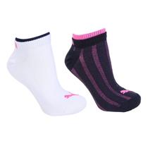 Meia Puma Cano Baixo Dupla c/2 Pares Feminina