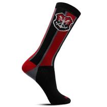 Meia Rikam Performance Cano Médio Flamengo - Vermelho e Preto