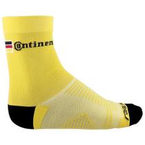 Meia Royal Pro Continental Amarelo com Logo Preto Meia Royal Pro Continental Amarelo com Logo Preto