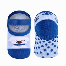 Meia Sapatilha Antiderrapante Bebê Menina Estampa Cachorrinho Meia Sapatilha Antiderrapante Bebê Menina Estampa Cachorrinho