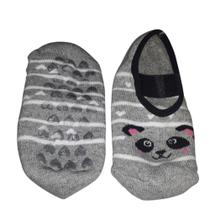 Meia Sapatilha Antiderrapante Panda Cinza 21 ao 24 - You