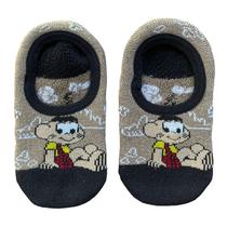 Meia Sapatilha Antiderrapante Turma da Mônica Infantil Oficial Menino Menina Cia Da Meia Meia Sapatilha Antiderrapante Turma da Mônica Infantil Oficial Menino Menina Cia Da Meia