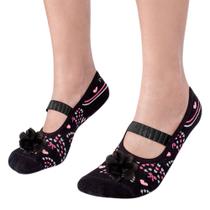 Meia Sapatilha Aplique Desenhos Sola Antiderrapante Puket Meia Sapatilha Aplique Desenhos Sola Antiderrapante Puket