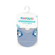 Meia Sapatilha Azul Leão De 00 A 15 Pimpolho
