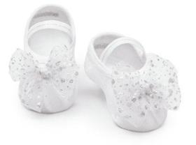 Meia Sapatilha Baby Branca Com Aplique (15 a18 Meses) - Puket
