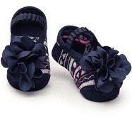 Meia Sapatilha Baby Puket Azul Marinho - 5 A 8 Meses