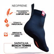 Meia Sapatilha Beach Tennis Neoprene Volei Praia Areia Futvolei