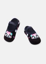 Meia Sapatilha Bebê Menina Antiderrapante Panda Shake - Puket
