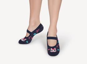 Meia Sapatilha Bebê Menina Puket Antiderrapante Gata 28 a 33 Meia Sapatilha Bebê Menina Puket Antiderrapante Gata 28 a 33