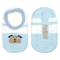 Meia Sapatilha Colorida Antiderrapante Bebê Tamanho 21 a 25 Pimpolho Menino Meia Sapatilha Colorida Antiderrapante Bebê Tamanho 21 a 25 Pimpolho Menino