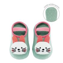 Meia Sapatilha Com Aplique Coelho - Buba Meia Sapatilha Com Aplique Coelho - Buba