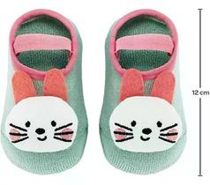 MEIA SAPATILHA COM APLIQUE COELHO - M BUBA 12M - 3 anos MEIA SAPATILHA COM APLIQUE COELHO - M BUBA 12M - 3 anos