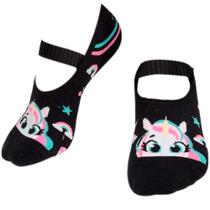 Meia Sapatilha Diversos Desenhos Sola Antiderrapante Puket